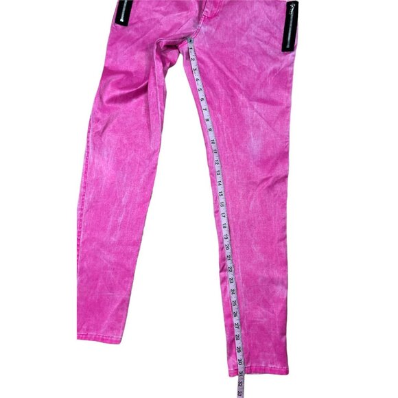 TRIPP NYC DAANG GOODMAN pants womens 15 pink zipper pockets Goth Steampunk - Picture 4 of 8